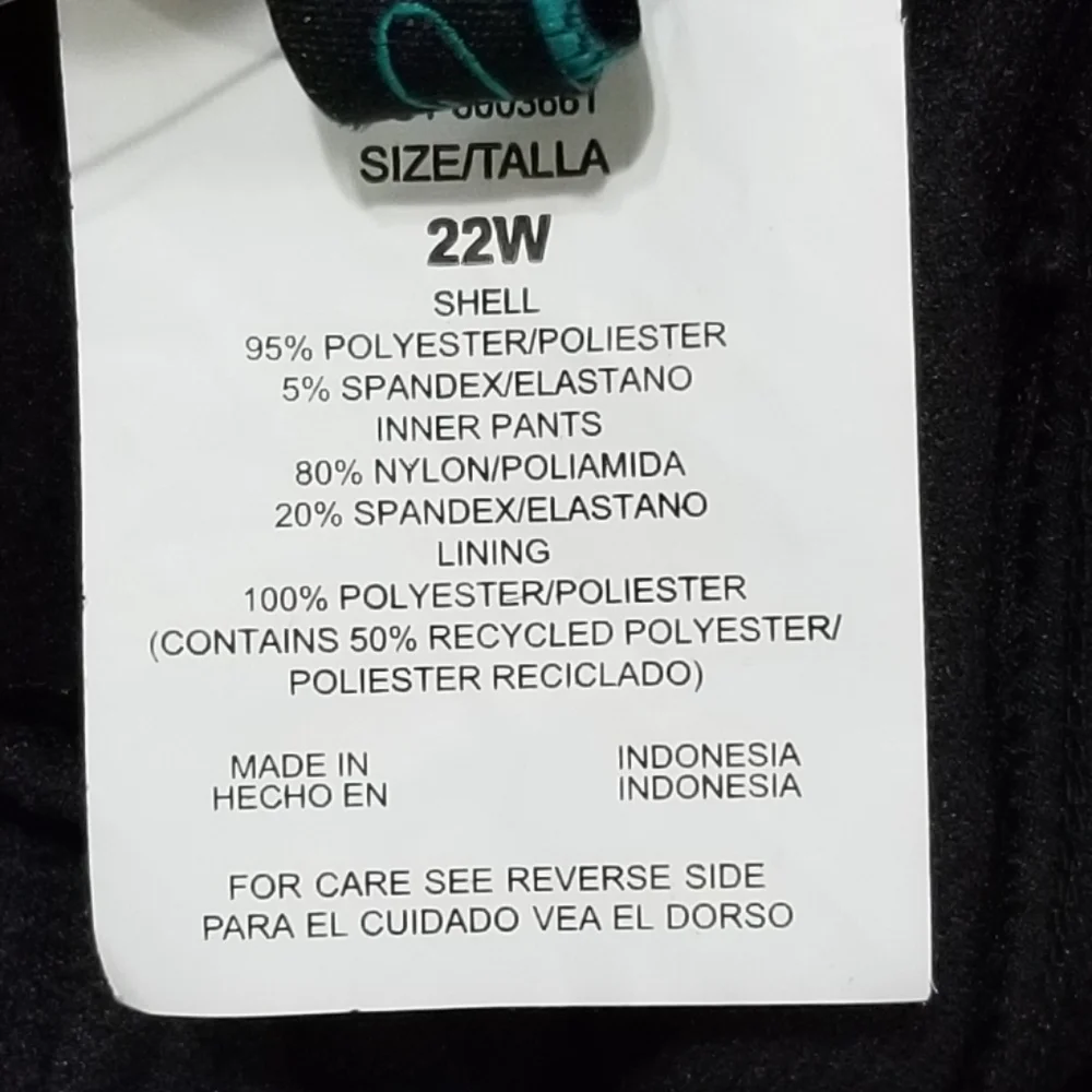 NWT Aqua Green Black High Neck Swim Romper Swimsuit With Pockets Size 22W